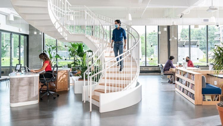 Co-working space - wework.com - BIM design